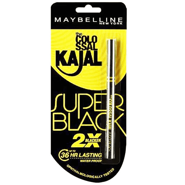 maybelline colossal kajal 36hr super black 0.35 gm