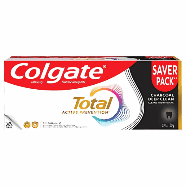 colgate total charcoal deep clean tooth paste 300 gm