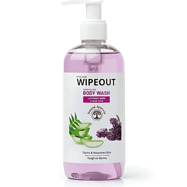 myglamm wipeout lavender, neem & aloe vera hand wash 200 ml
