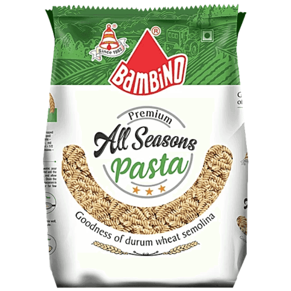 bambino premium all seasons spirali pasta 400 gm
