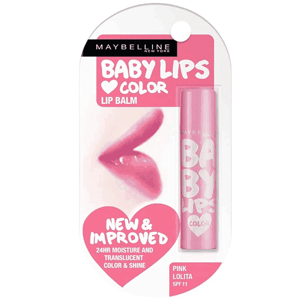 maybelline baby lips color lip balm (pink lolita) 4 gm