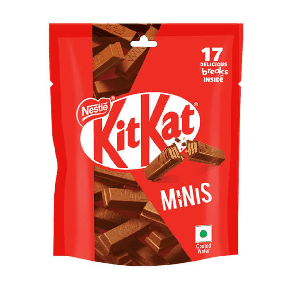 nestle kitkat minis coated wafer 17 units*7.4 gm 