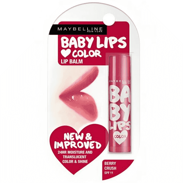 maybelline baby lips color lip balm (berry crush) 4 gm