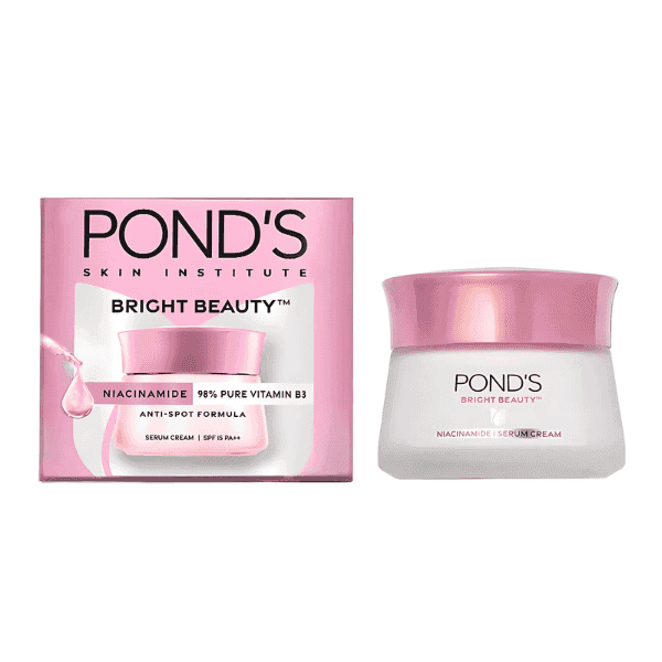 pond's bright beauty niacinamide anti-spot formula serum cream 50 gm