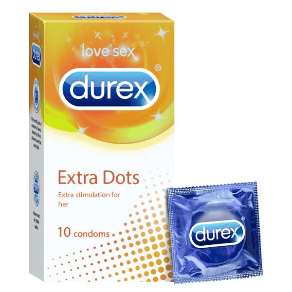 durex extra dots 10 n condoms