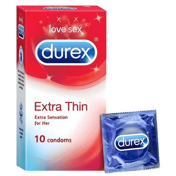durex extra thin 10 n condoms