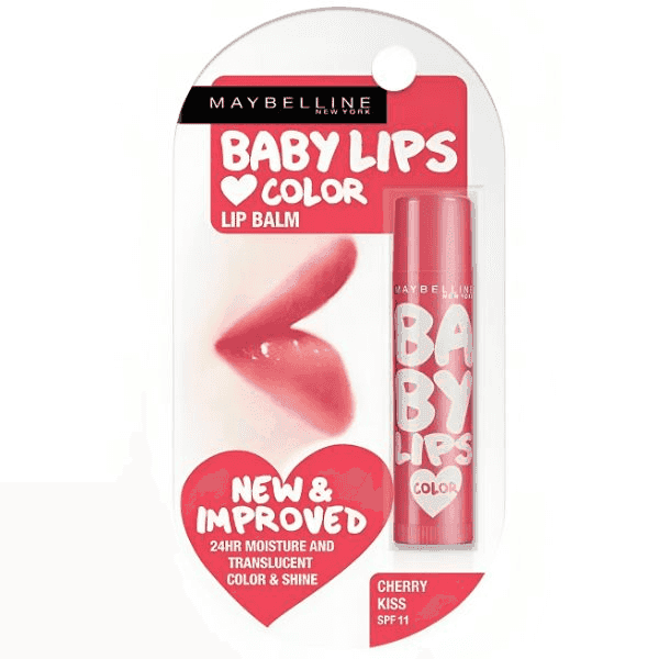 maybelline baby lips color lip balm (cherry kiss) 4 gm