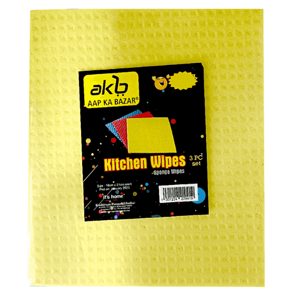 akb kitchen sponge wipes 3 pcs set 