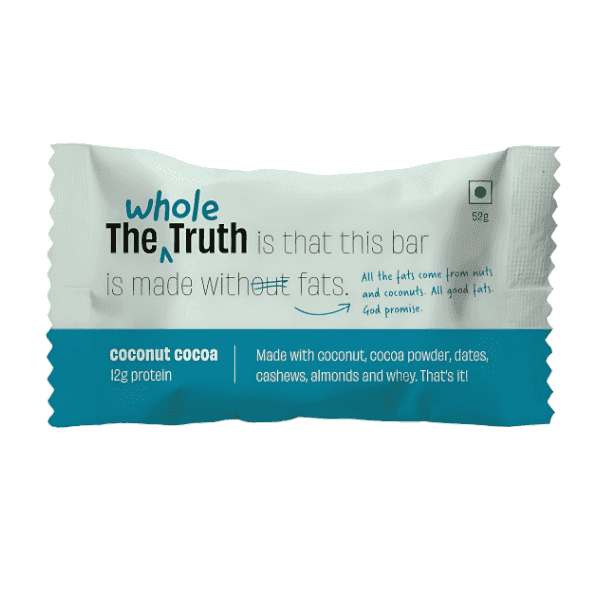 the whole truth coconut cocoa protein bar 52 gm