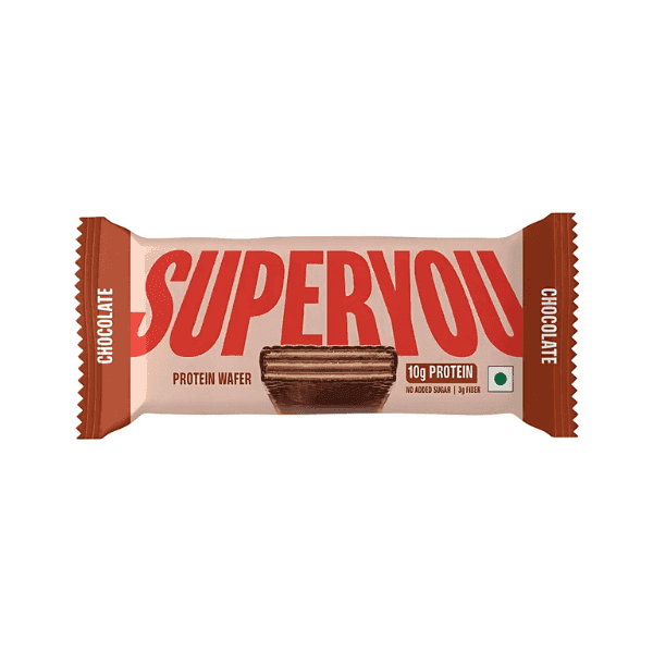 superyou choco peanut butter 10g protein wafer 40 gm