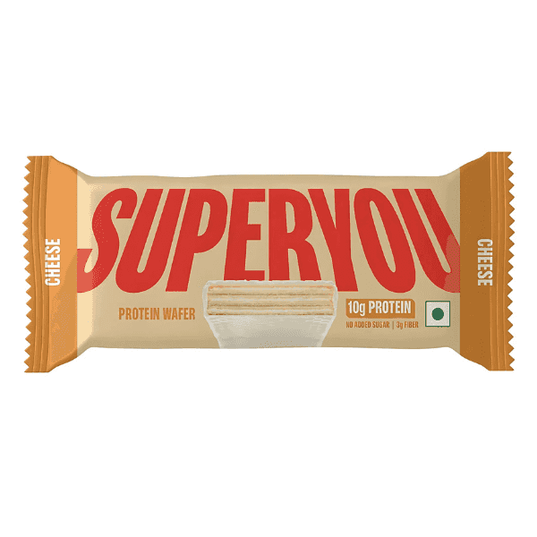 superyou cheese 10g protein wafer 40 gm
