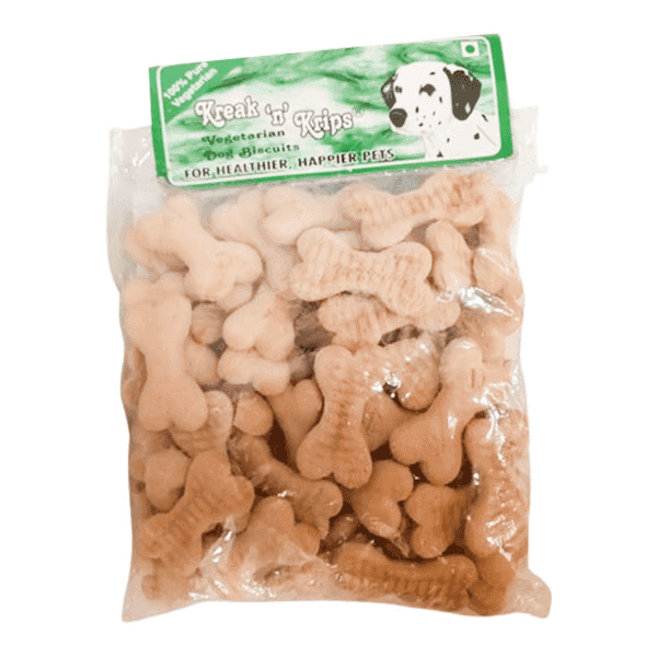 kreak 'n' krips vegetarian dog biscuits 500 gm