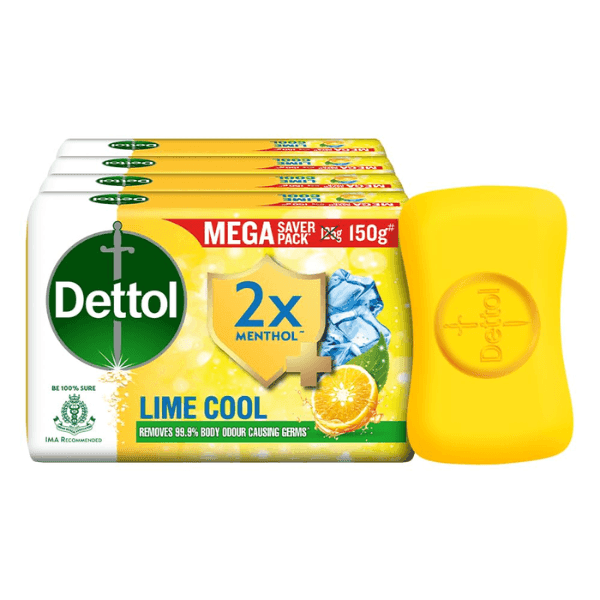 dettol lime cool soap set 4*100 gm