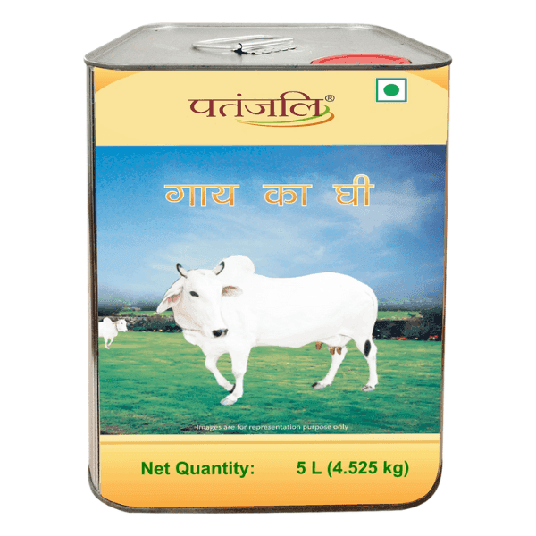patanjali cow's ghee 5 ltr 