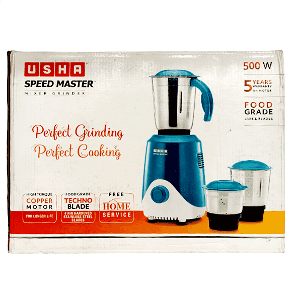usha speed master mixer grinder 500 w 1 unit