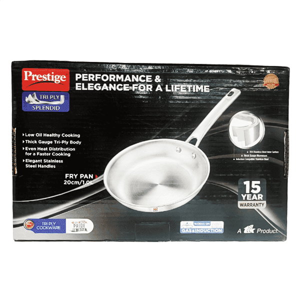 prestige tri ply splendid fry pan 20 cm/1.0 ltr 1 unit