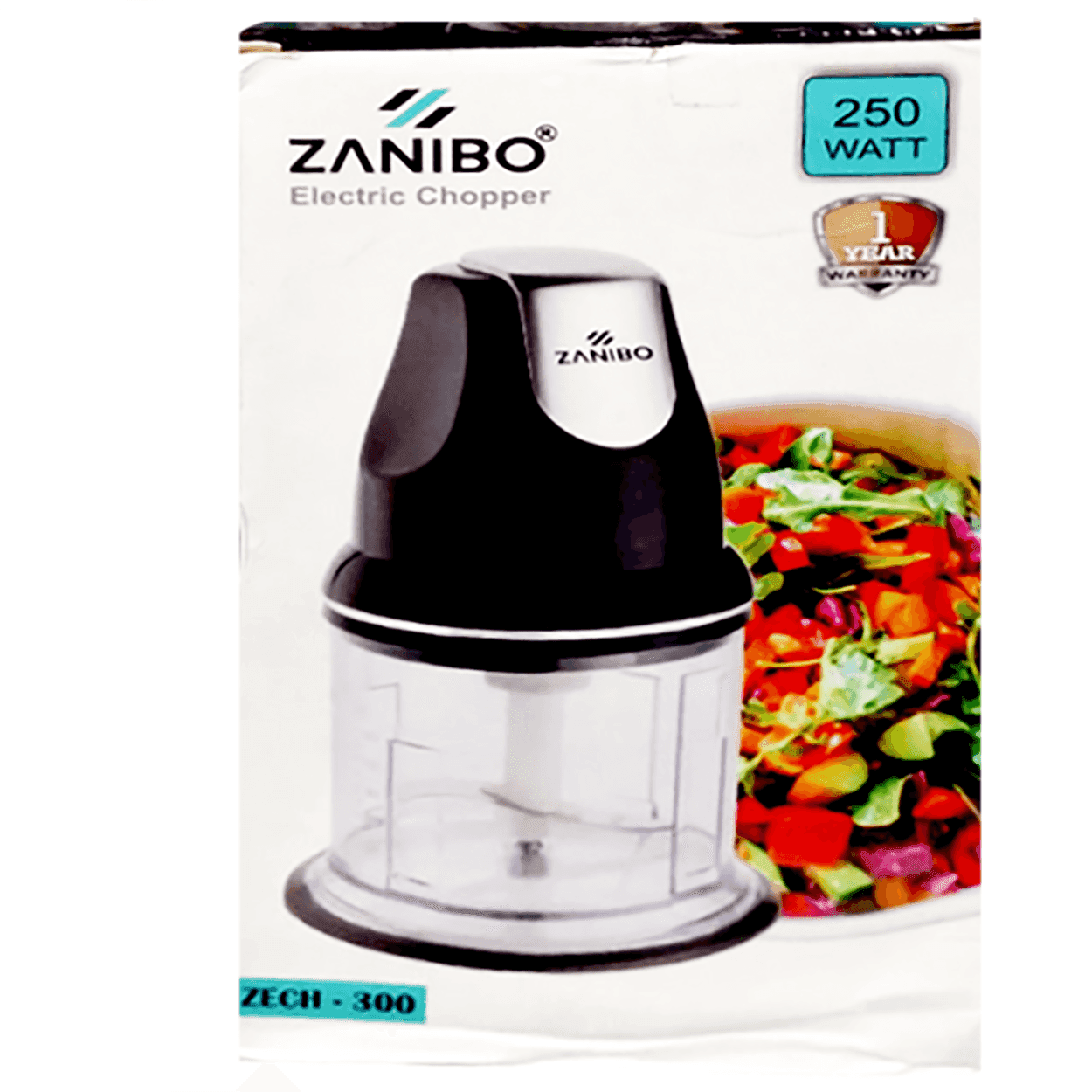 zanibo electric chopper 250 watt 1 unit