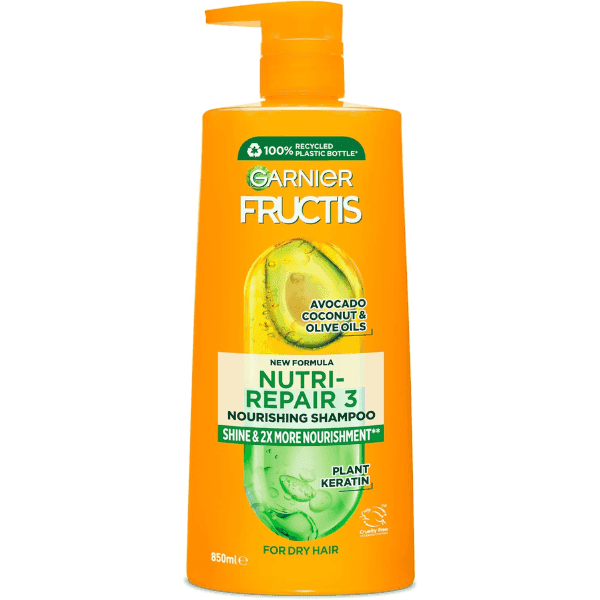 garnier fructis nutri-repair 3 nourishing shampoo 850 ml