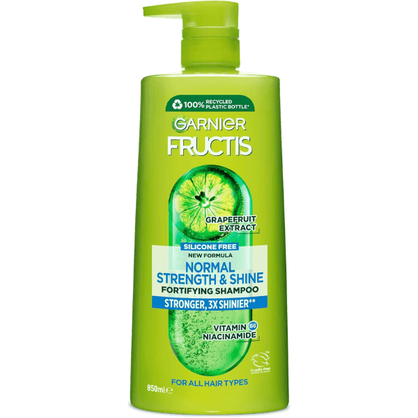 garnier fructis normal strength & shine fortifying shampoo 850 ml