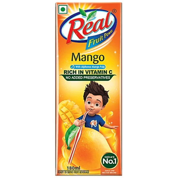 real mango juice 180 ml