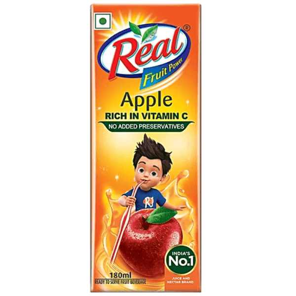 real apple juice 180 ml
