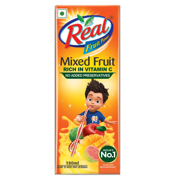 real mixed fruit juice 180 ml