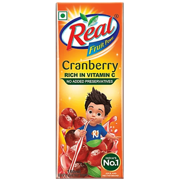 real cranberry juice 180 ml