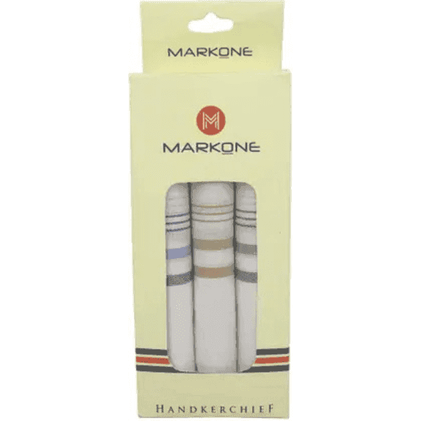 markone cotton handkerchief for men 3 pc pack