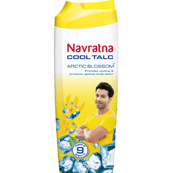 navratna arctic blossom cool talc 100 gm