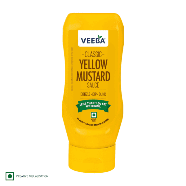 veeba classic yellow mustard sauce 320 gm