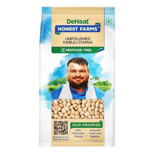 dehaat honest farms unpolished kabuli chana 500 gm