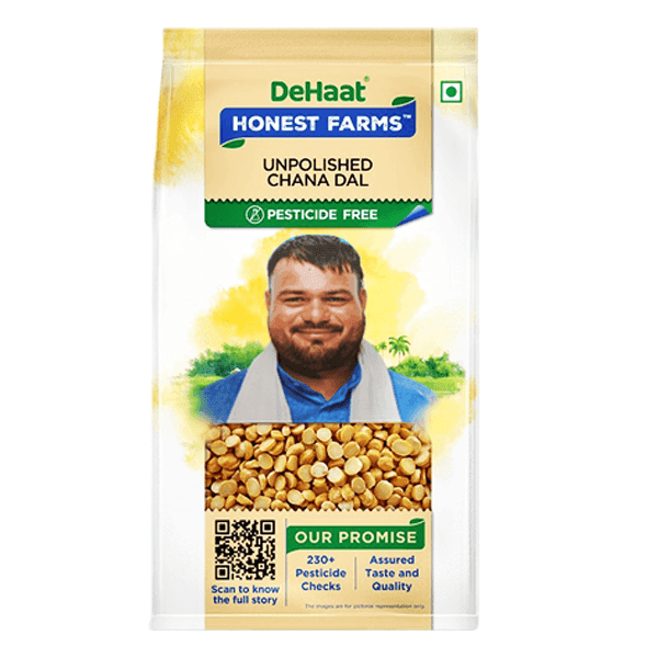 dehaat honest farms unpolished chana dal 500 gm