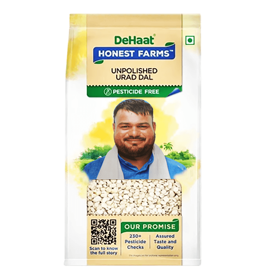 dehaat honest farms unpolished urad dal 500 gm
