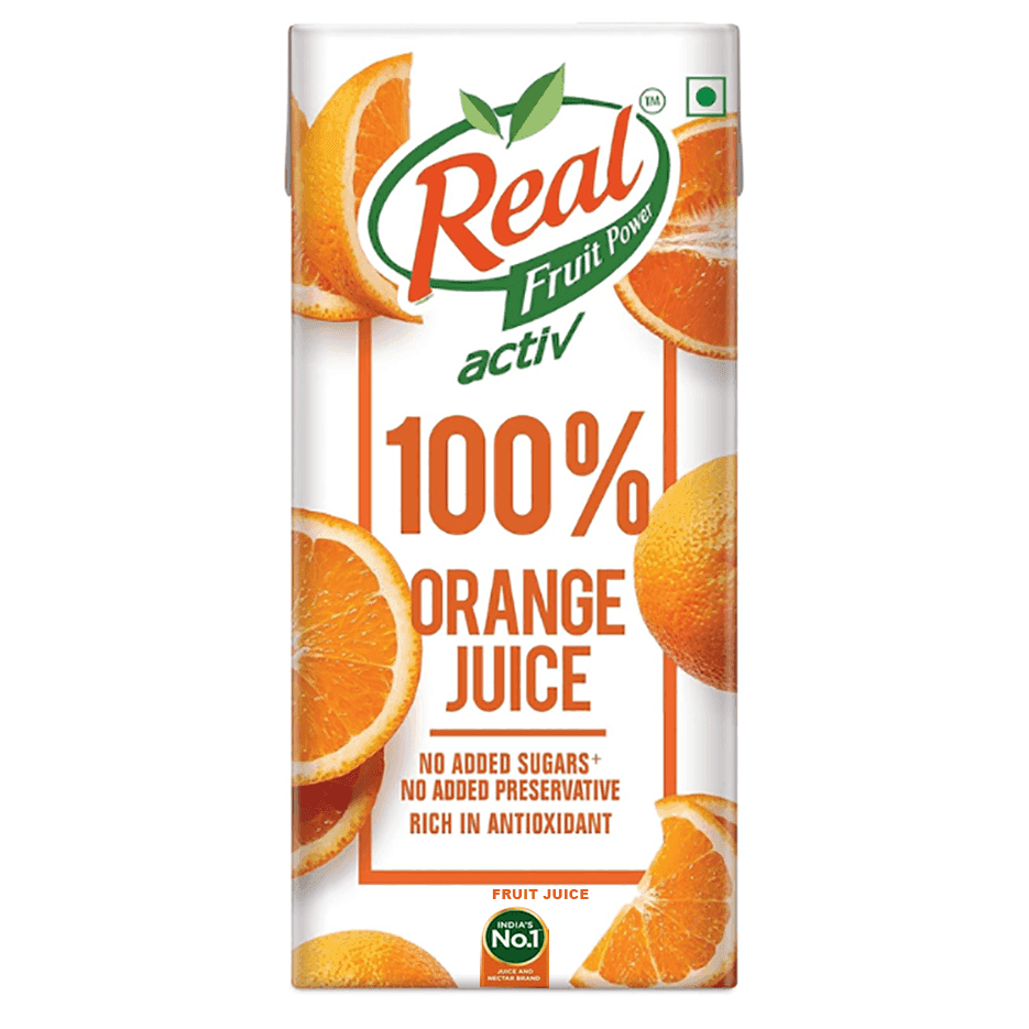 real activ 100% orange juice 30 pcs*200 ml