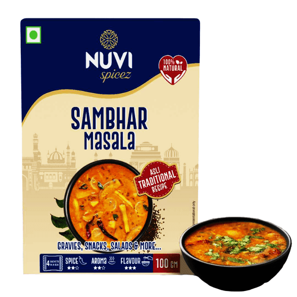 nuvi spicez sambhar masala 100 gm