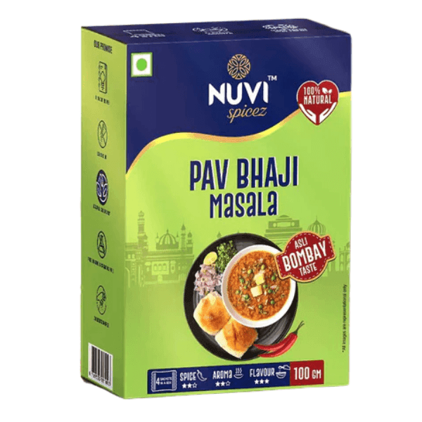 nuvi spicez pav bhaji masala 100 gm