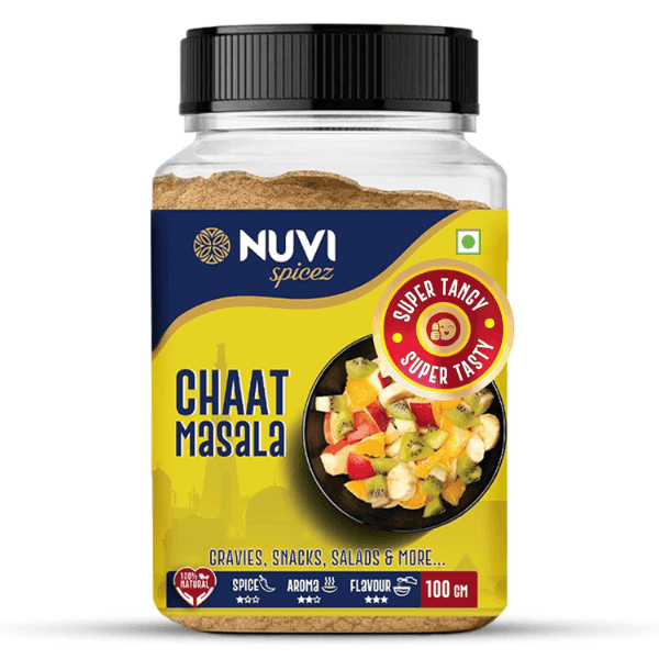 nuvi spicez chaat masala 100 gm