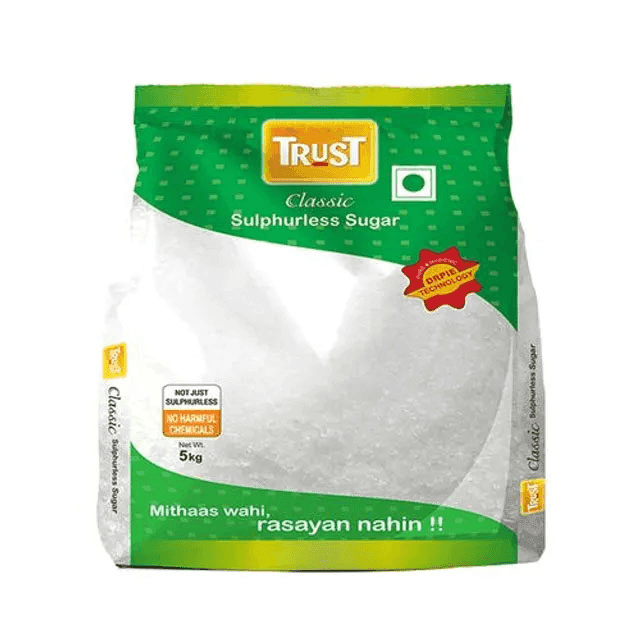 trust classic sulphurless refined sugar 5 kg