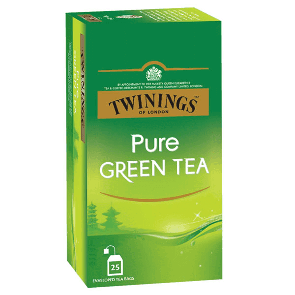 twinings pure green tea 25 teabags*2 gm