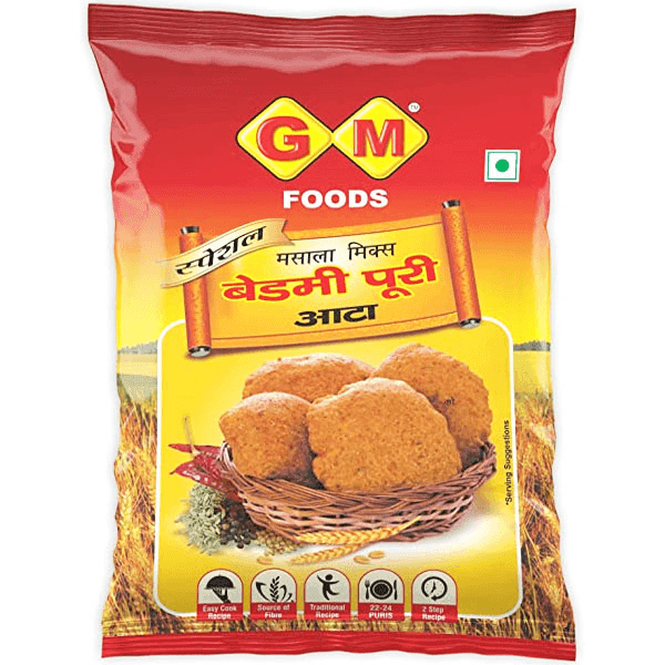 gm foods bedmi puri atta 500 gm