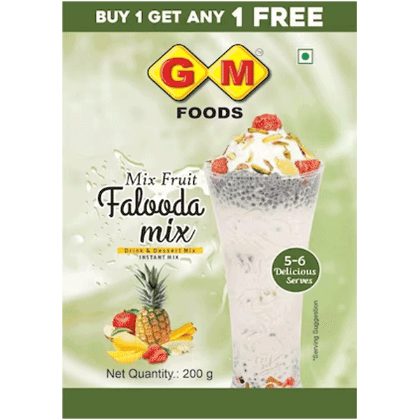 gm foods mix fruit falooda mix 160 gm (1+1)