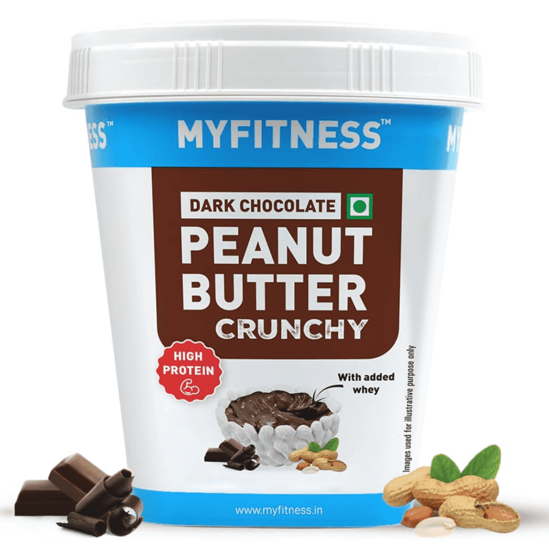 myfitness dark chocolate peanut butter crunchy 1 kg