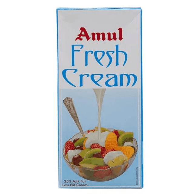 amul fresh cream 1 ltr