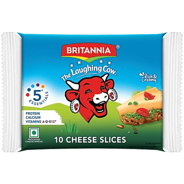 britannia cheese slices 10 pcs 180 gm