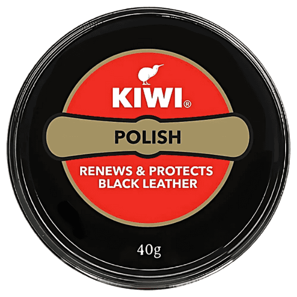 kiwi black leather shoe polish 40 gm