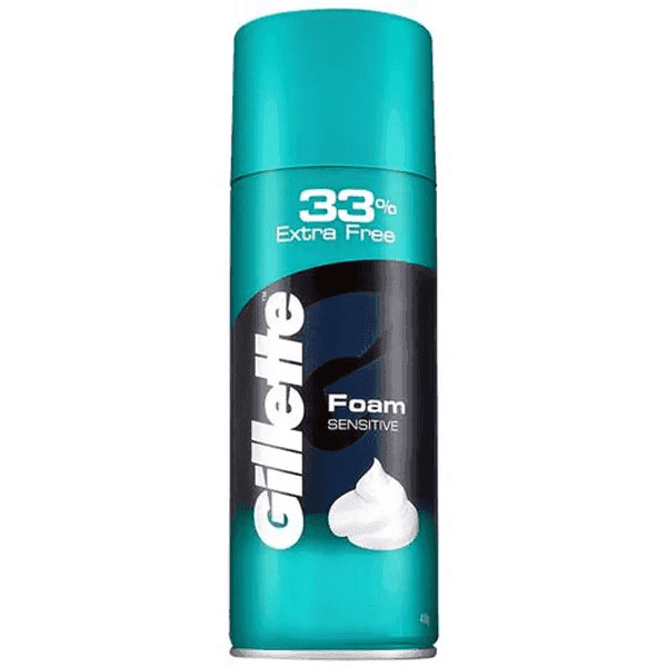 gillette sensitive shaving foam 418 gm