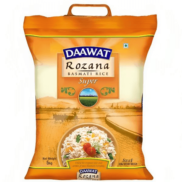 daawat rozana super basmati rice 5 kg