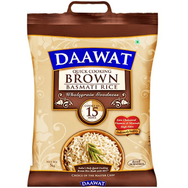 daawat brown basmati rice 5 kg
