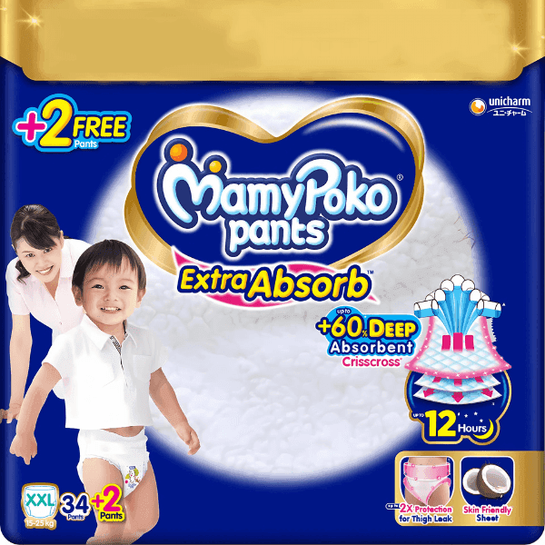 mamy poko pants xxl-34+2 pants (15-25 kg)