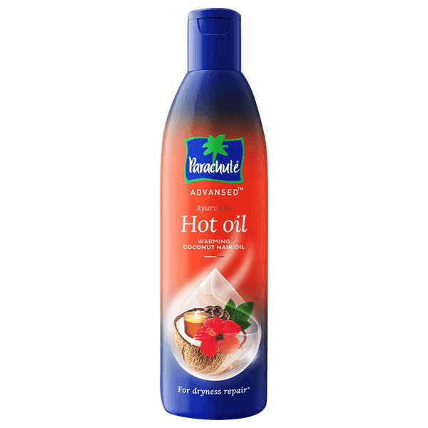 parachute advansed ayurvedic hot oil warming coconut hair oil 300 ml (bottle)